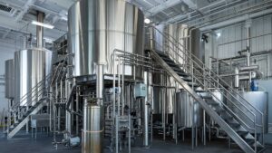 Drake's 60 barrel brewhouse