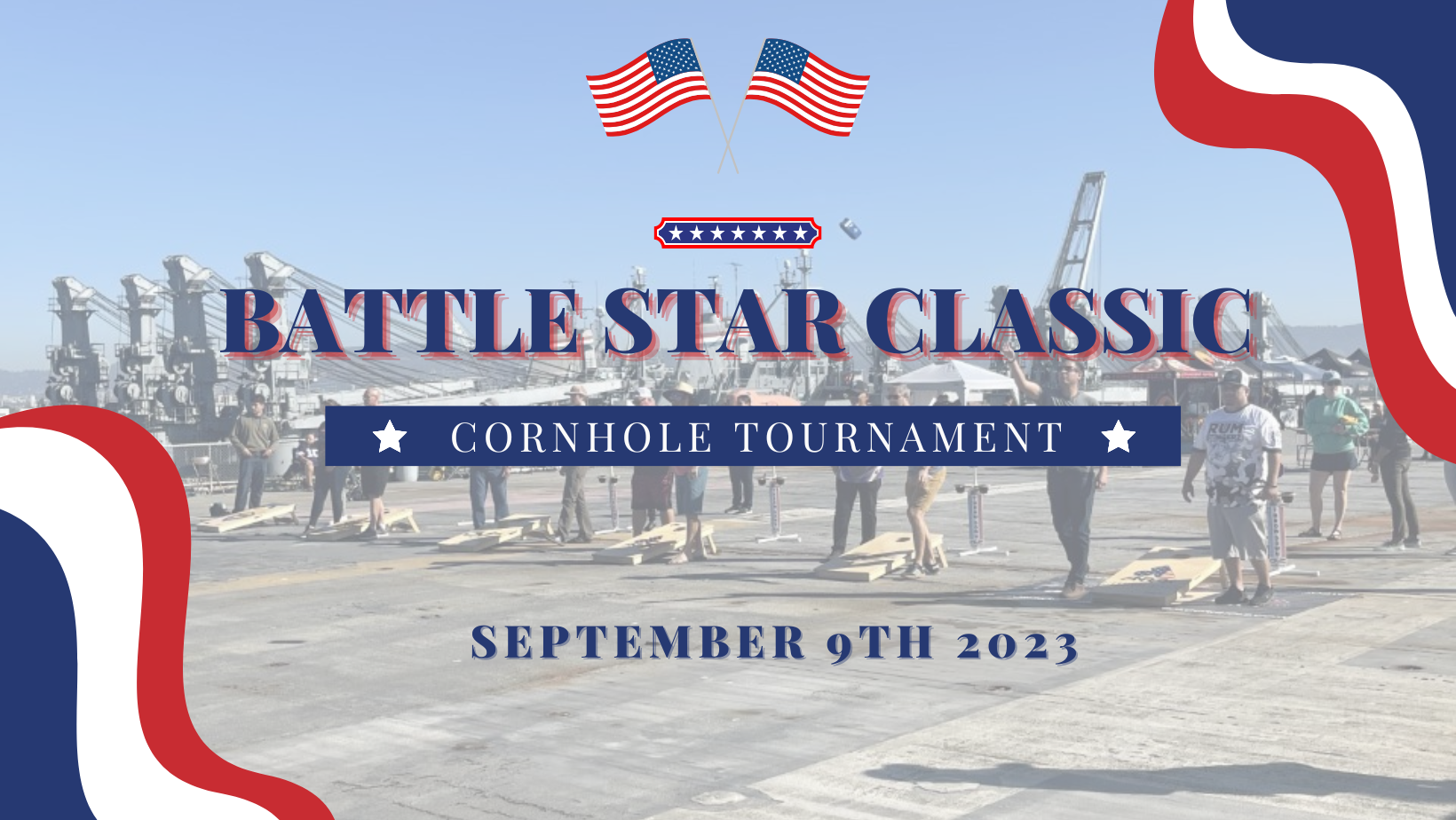 Battle Star Classic Cornhole Tournament Saturday, September 9th, 2023