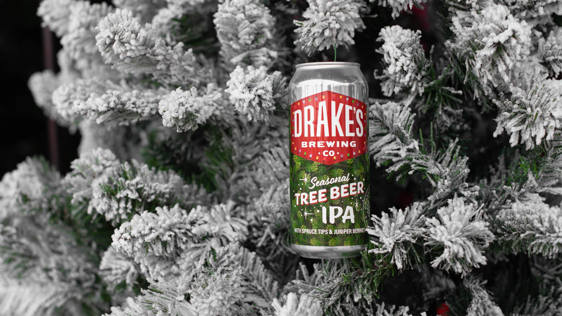 Drake's Brewing - Seasonal Tree Beer IPA - Hoppy Holidays