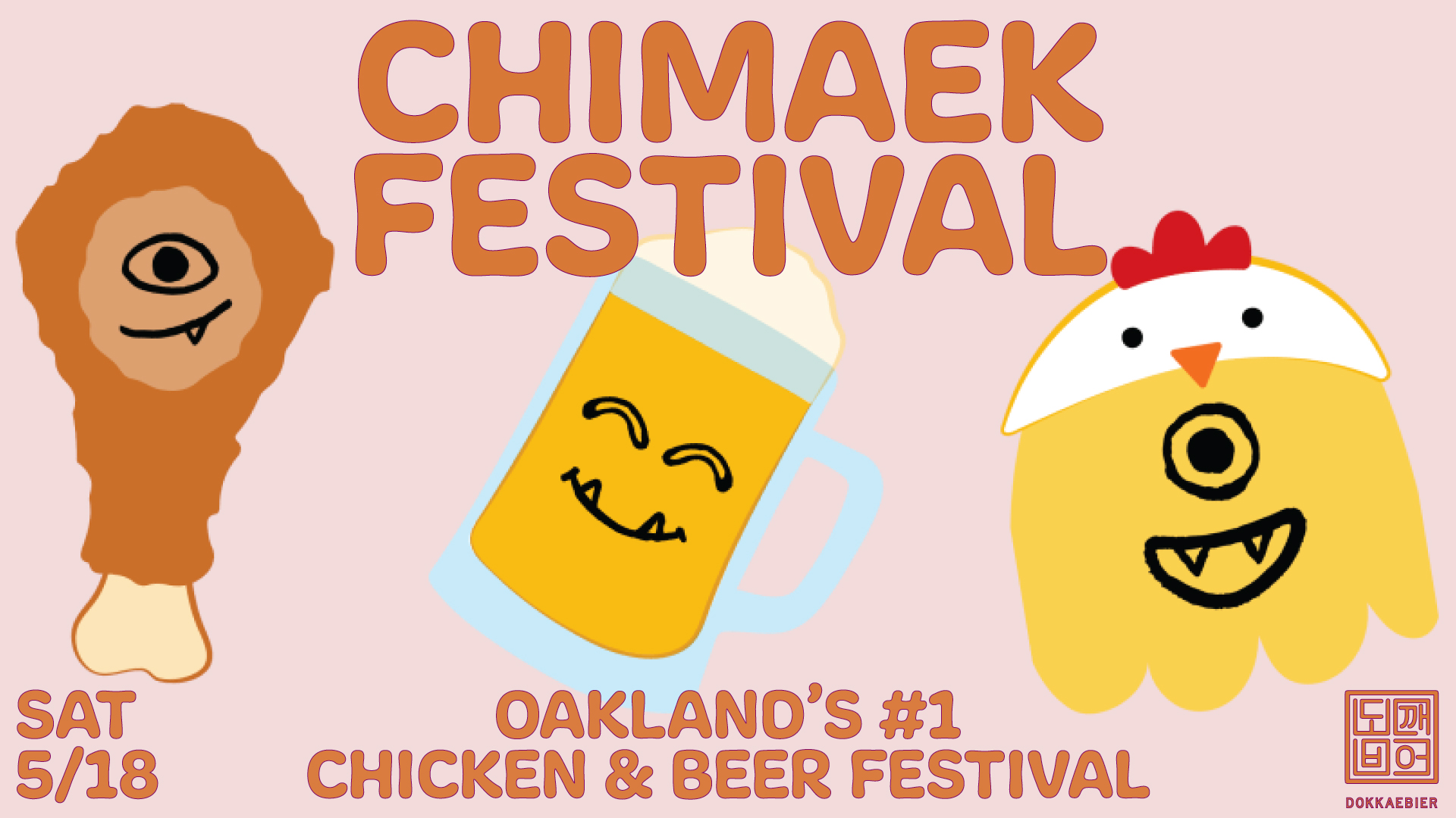 Chimaek Festival Saturday, May 18th at Dokkabier