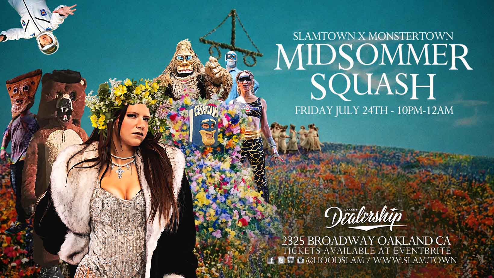 SalmTown presents Midsommar Squash Friday, July 24th at Drake's Dealership