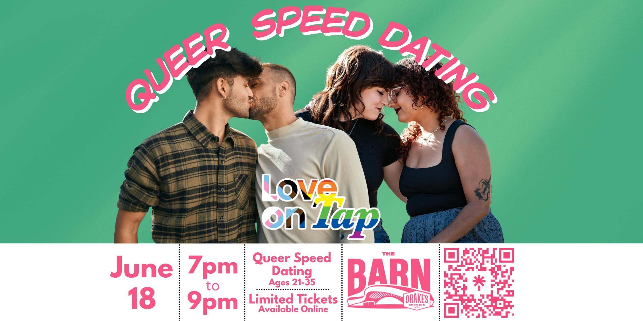 Love On Tap Queer Speed Dating Thursday, June 18th at Drake's: The Barn