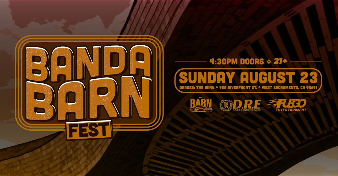 Banda Barn Fest Sunday, August 23rd at Drake's: The Barn