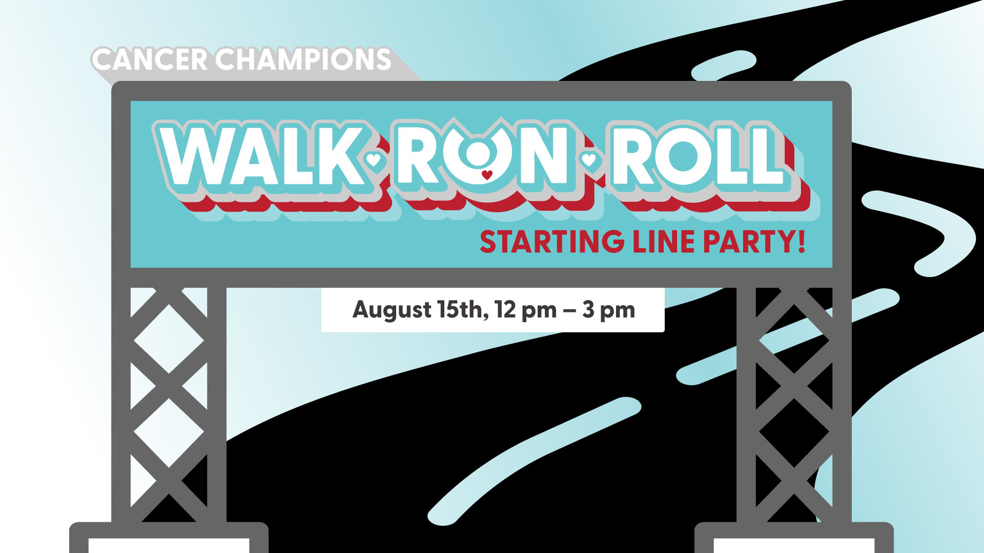 Cancer Champions Walk-Run-Roll Starting Line Party Saturday, August 15th at Drake's: The Barn