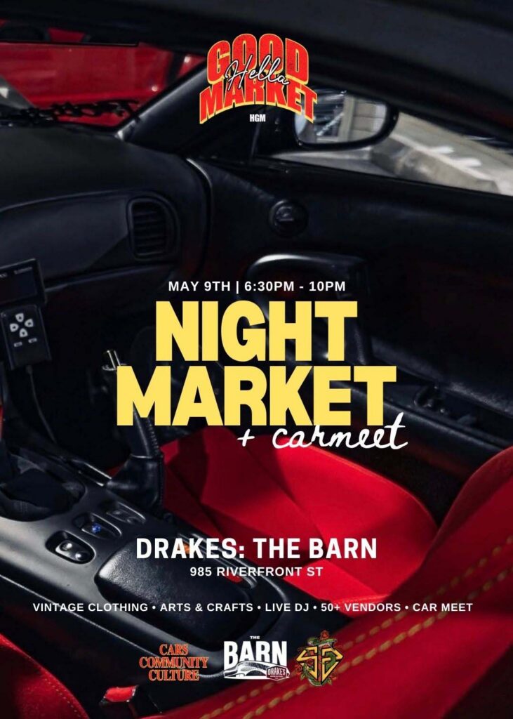 Hella Good Market Saturday, May 9th at Drake's: The Barn