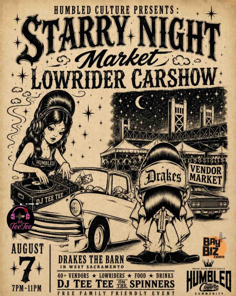 Humbled Culture Starry Night Market Friday, August 7th at Drake's: The Barn