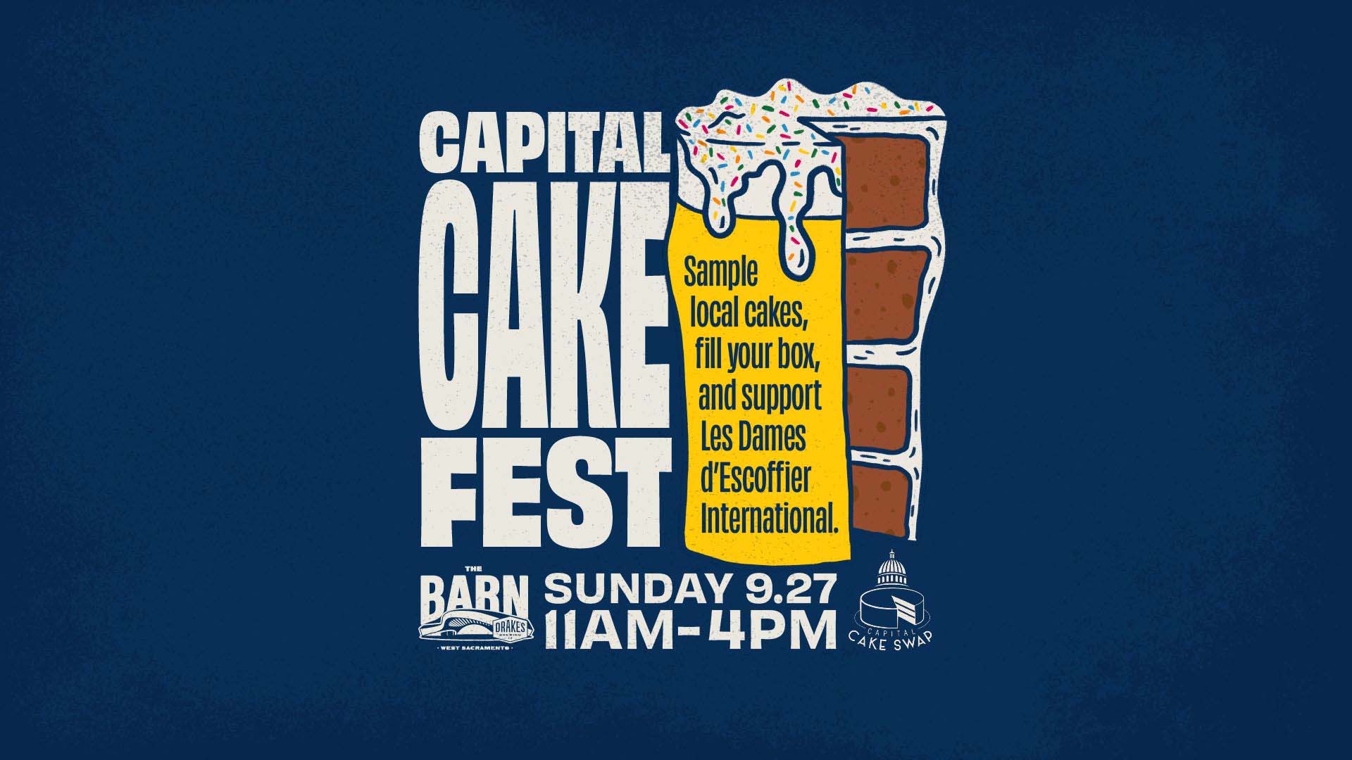 Capital Cake Fest Sunday, September 27th at Drake's: The Barn