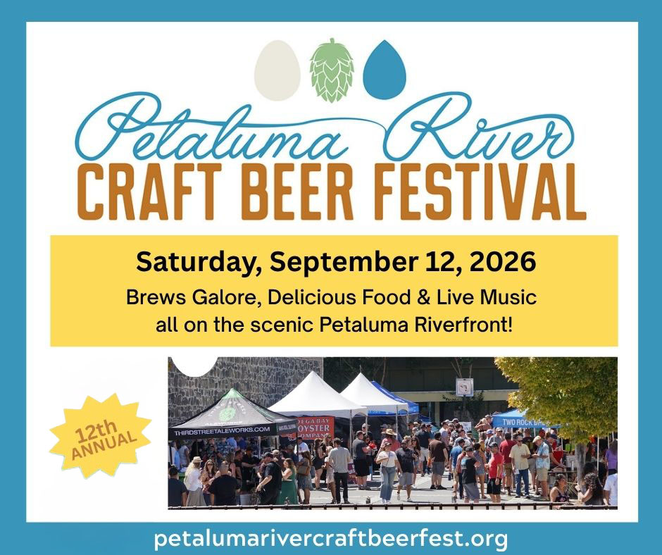 Petaluma River Craft Beer Festival Saturday, September 12th
