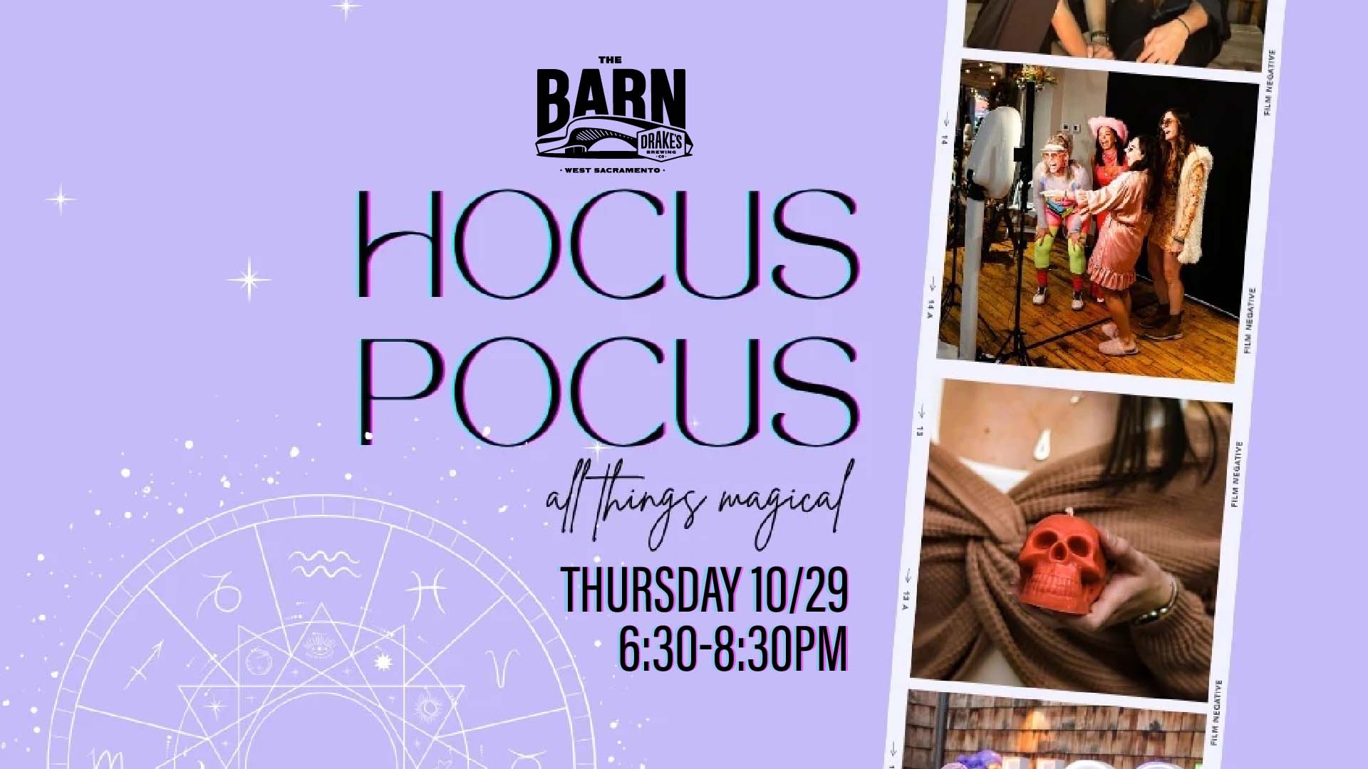 The Beauty Boost Hocus Pocus Social Thursday, October 29th at Drake's: The Barn