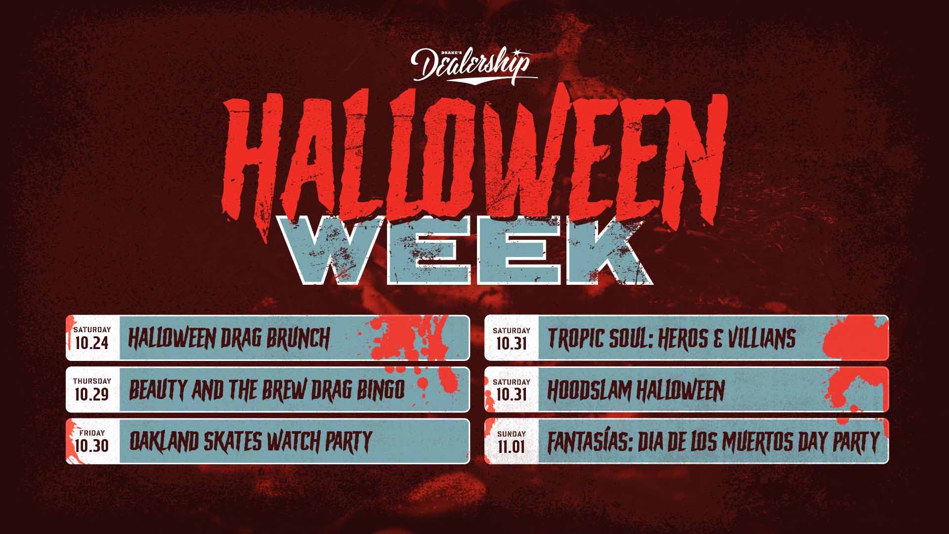 Drake's Halloween Week 2026 at Drake's Dealership